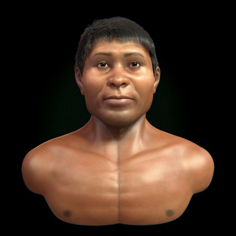 Feita pela Unemat, a primeira reconstrução facial forense é de um indígena mato-grossense do ano 1000, originário do Sítio Arqueológico Índio Grande, na área de Descalvados, em Cáceres