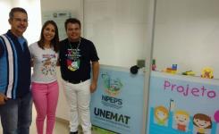 As obras no Complexo Hospitalar contaram com a instala��o de espa�o para a realiza��o do projeto de extens�o �Brincando no hospital: Projeto recreativo em enfermaria pedi�trica�, realizado pela Unemat/Tangar� da Serra