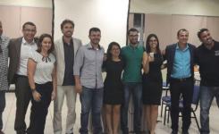 Equipe da Unemat vencedora do Clulas Empreendedoras