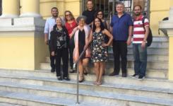 Integrantes da Rede de Pesquisadores em Educao de Surdos discutiram proposta de mestrado durante visita tcnica  UFRJ