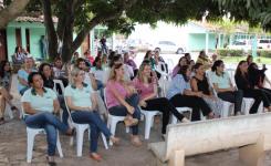 As funcionrias da Sede Administrativa da Unemat foram homenageadas ontem (9) pelo Dia Internacional da Mulher