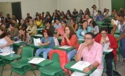 Grande pblico compareceu  abertura da 16 edio da Semana de Letras e da 1 edio do Encontro de Espanhol, Lngua e Cultura