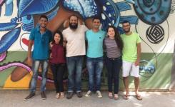 Equipe da start-up S.O.S. Unviersit�rios