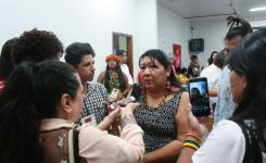 Os estudantes de Jornalismo esto realizando a cobertura do evento