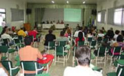 Conselheiros esto reunidos no campus da Unemat em Tangar da Serra