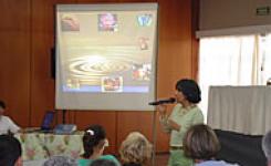 Professora Carolina Joana foi uma das palestrantes do evento